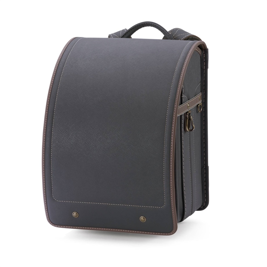 ノブレス 牛革ハイブリッド157シボ チャコールグレー×ブラウン