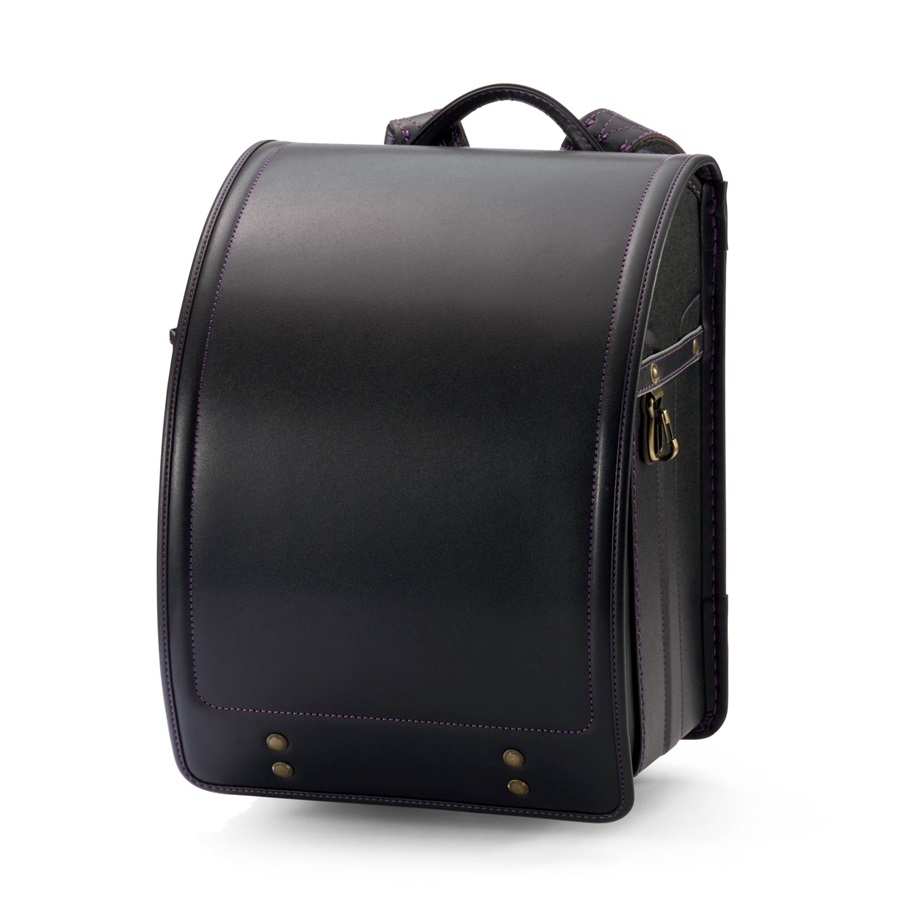 ゼスト 牛革ハイブリッド109シボ ブラックｘパープル